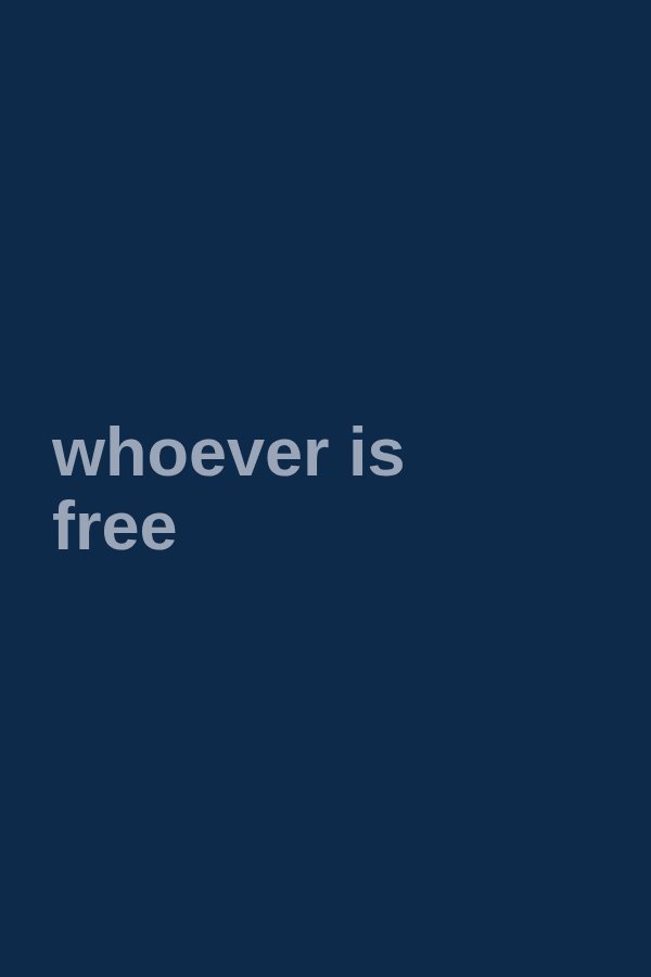 Gold words on a navy card, the same person every month