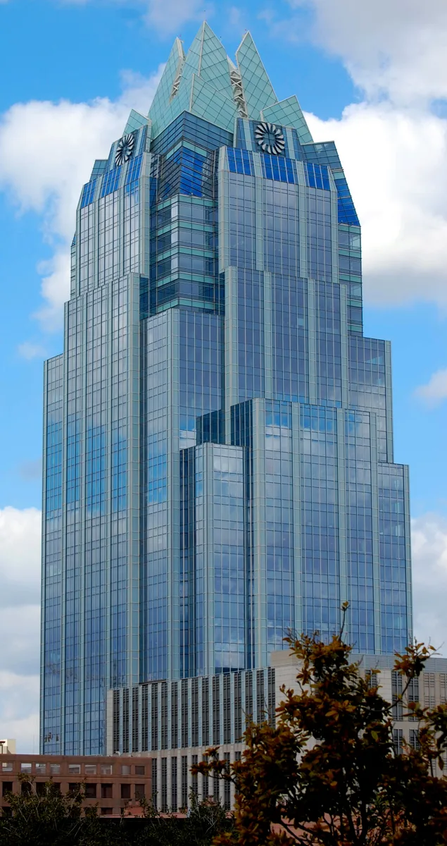 Frost Bank Tower in downtown Austin