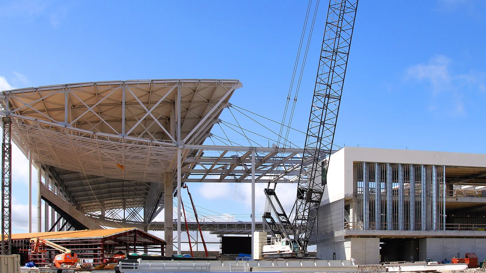 Austin FC stadium while it was still being built