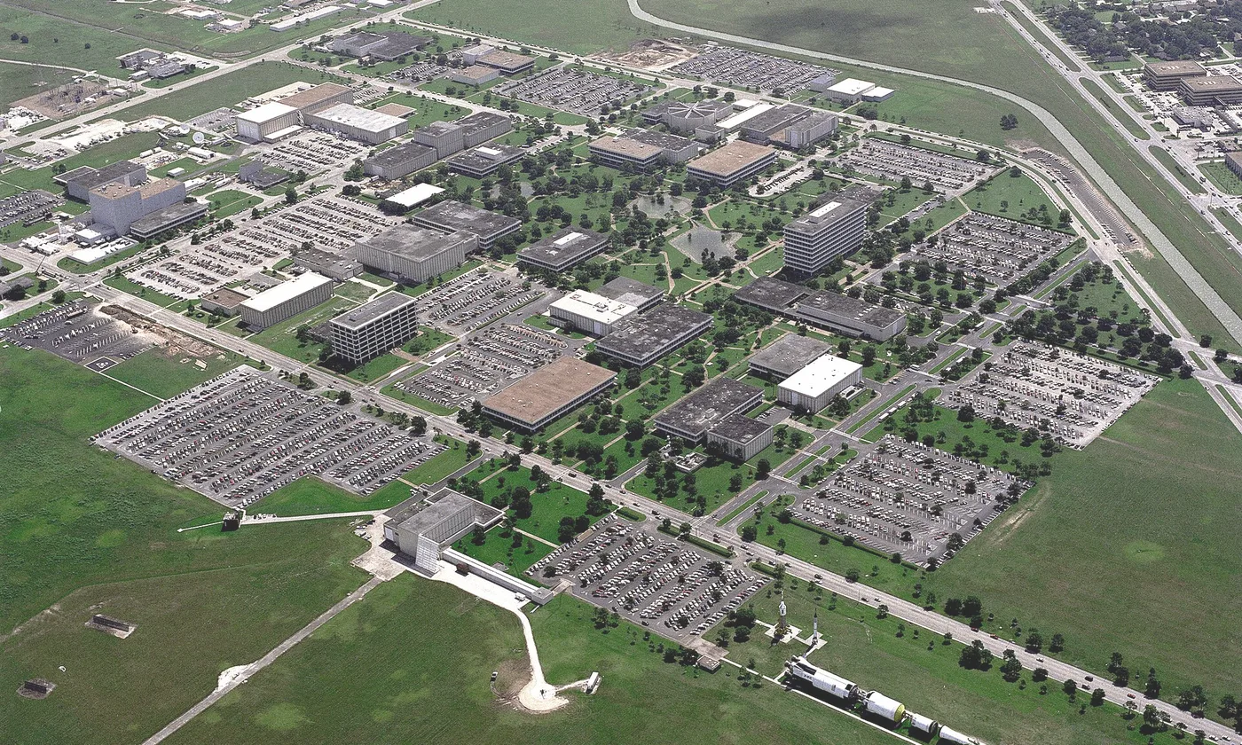 The campus at Johnson Space Center in Clear Lake