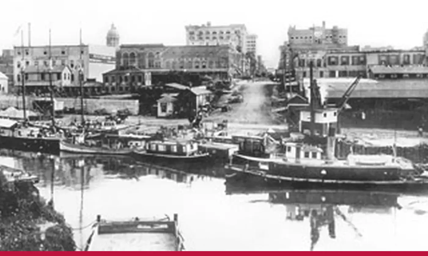Allen's Landing, where the bayous meet