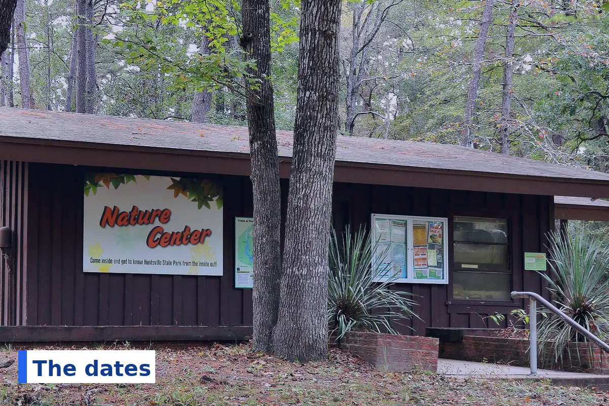 The nature center at Huntsville State Park