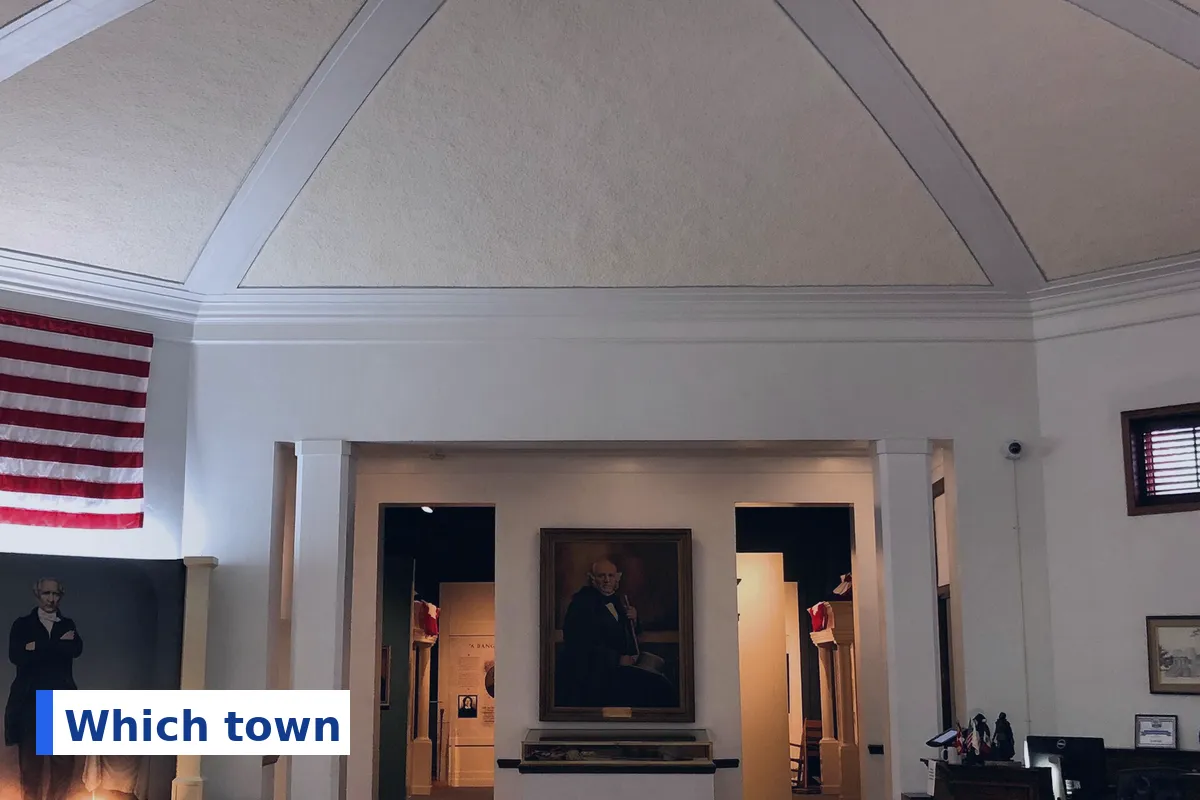 The rotunda at the Sam Houston Memorial Museum in Huntsville