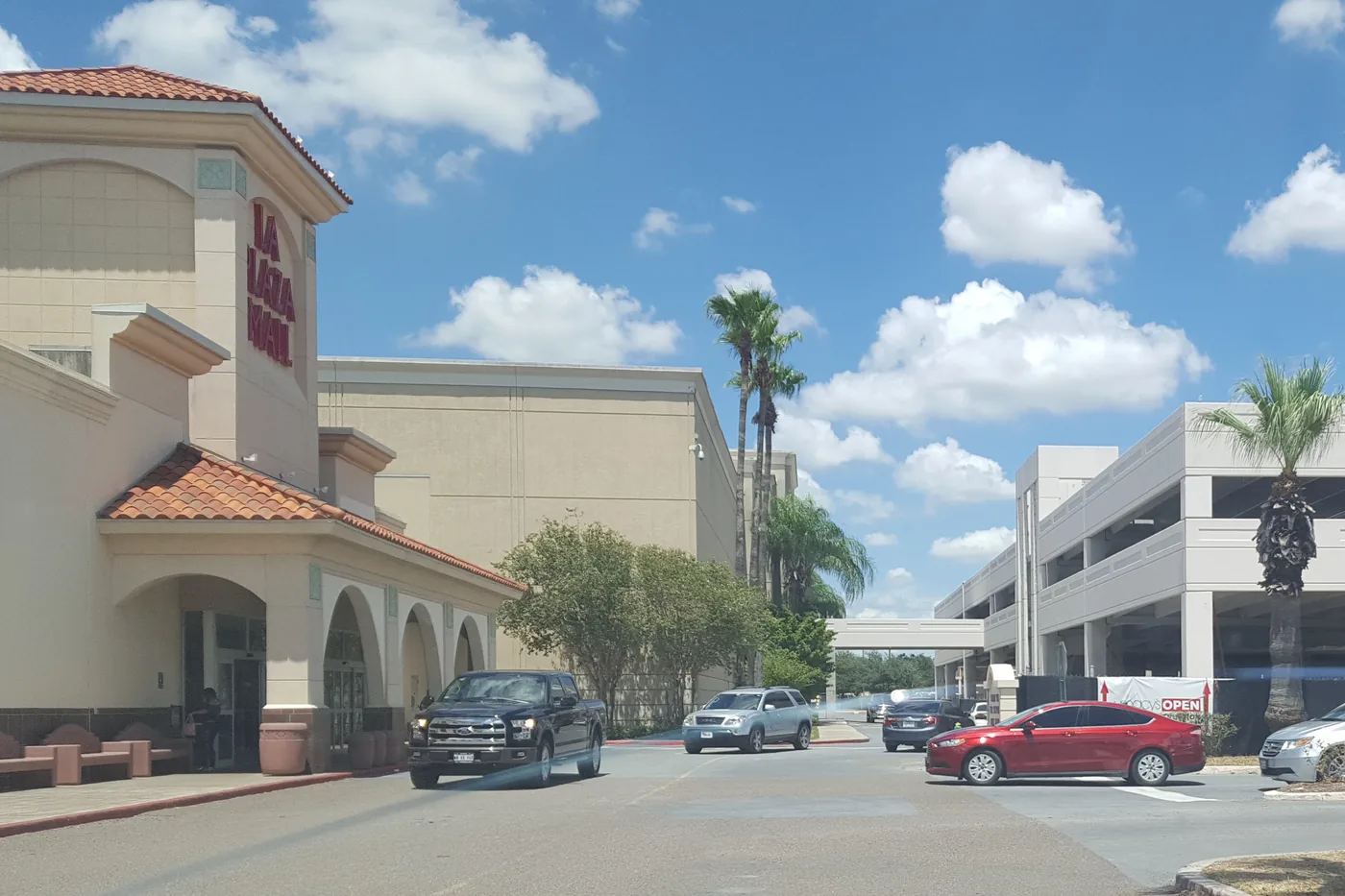 La Plaza Mall in McAllen, from the lot