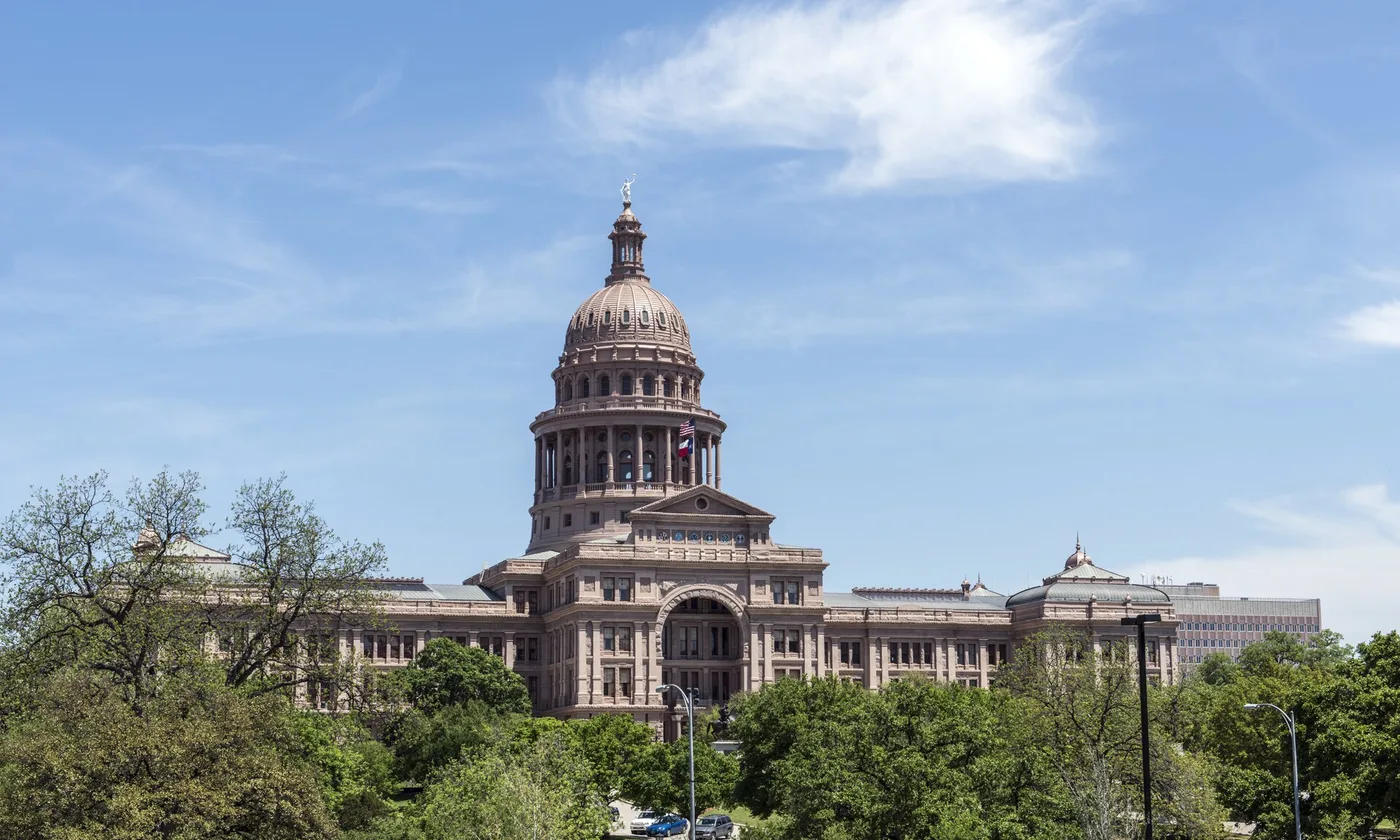 The Texas State Capitol, a public domain photograph