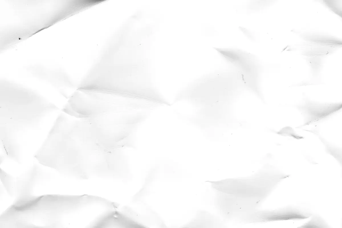 A blank creased sheet of paper